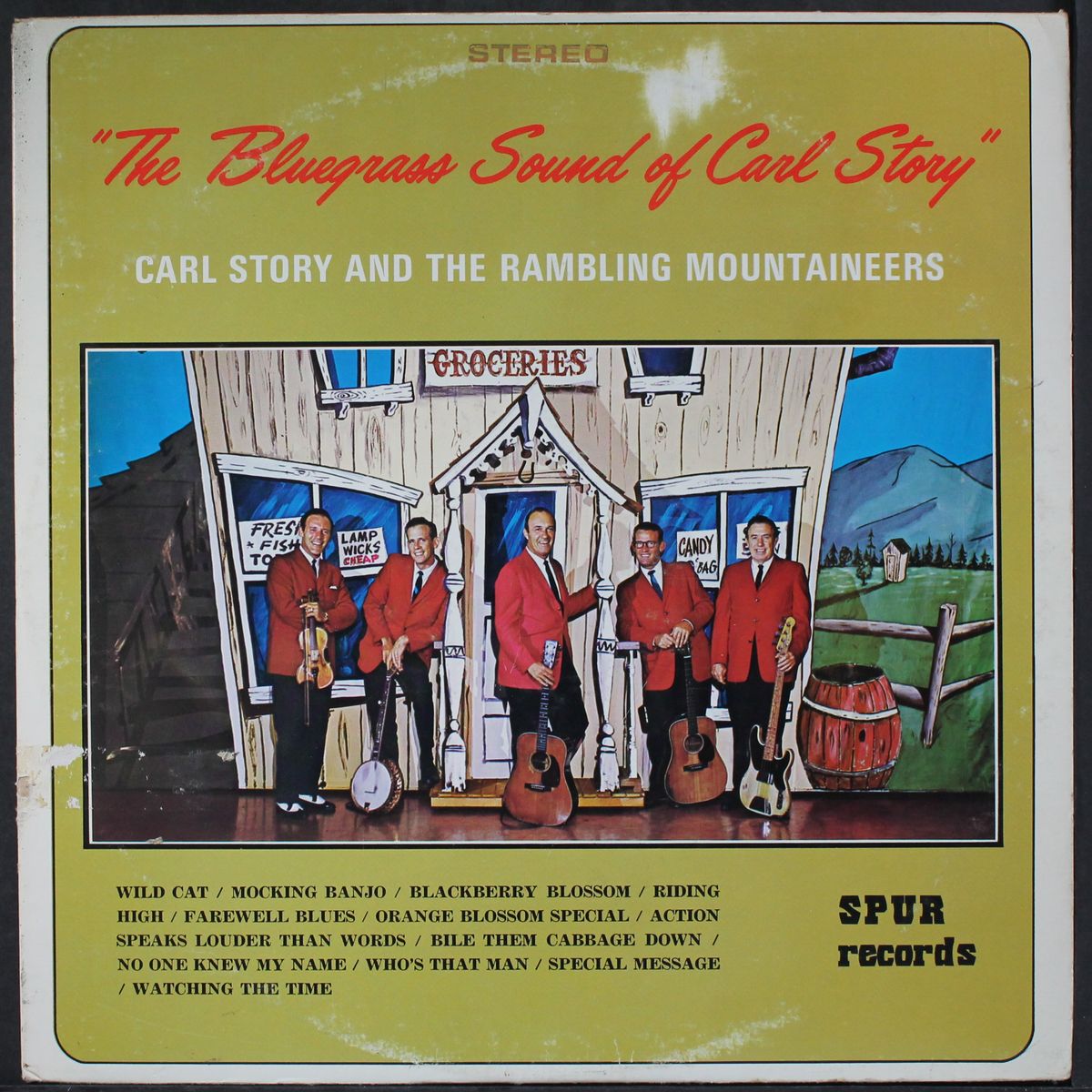 the bluegrass sound by CARL STORY & RAMBLING MOUNTAINEERS