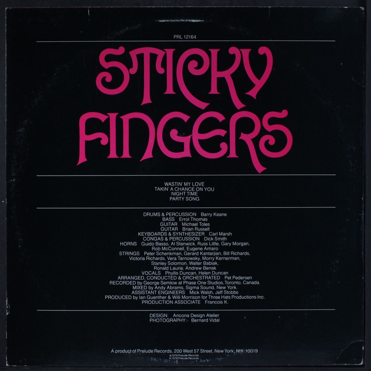 sticky fingers by STICKY FINGERS