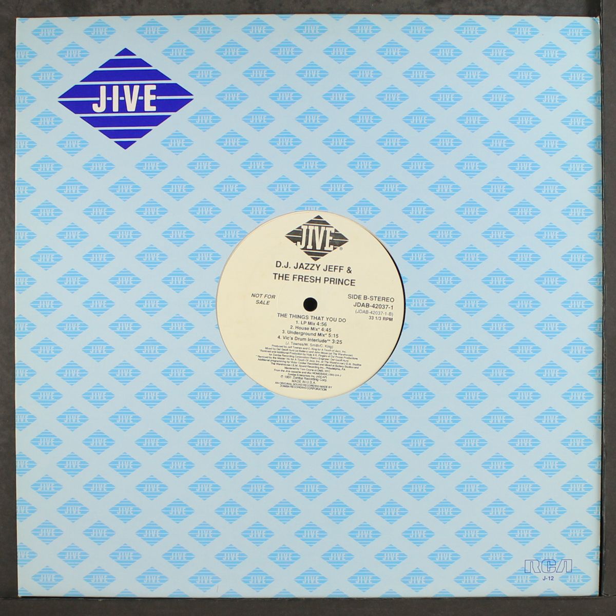 the things that you do by DJ JAZZY JEFF & THE FRESH PRINCE