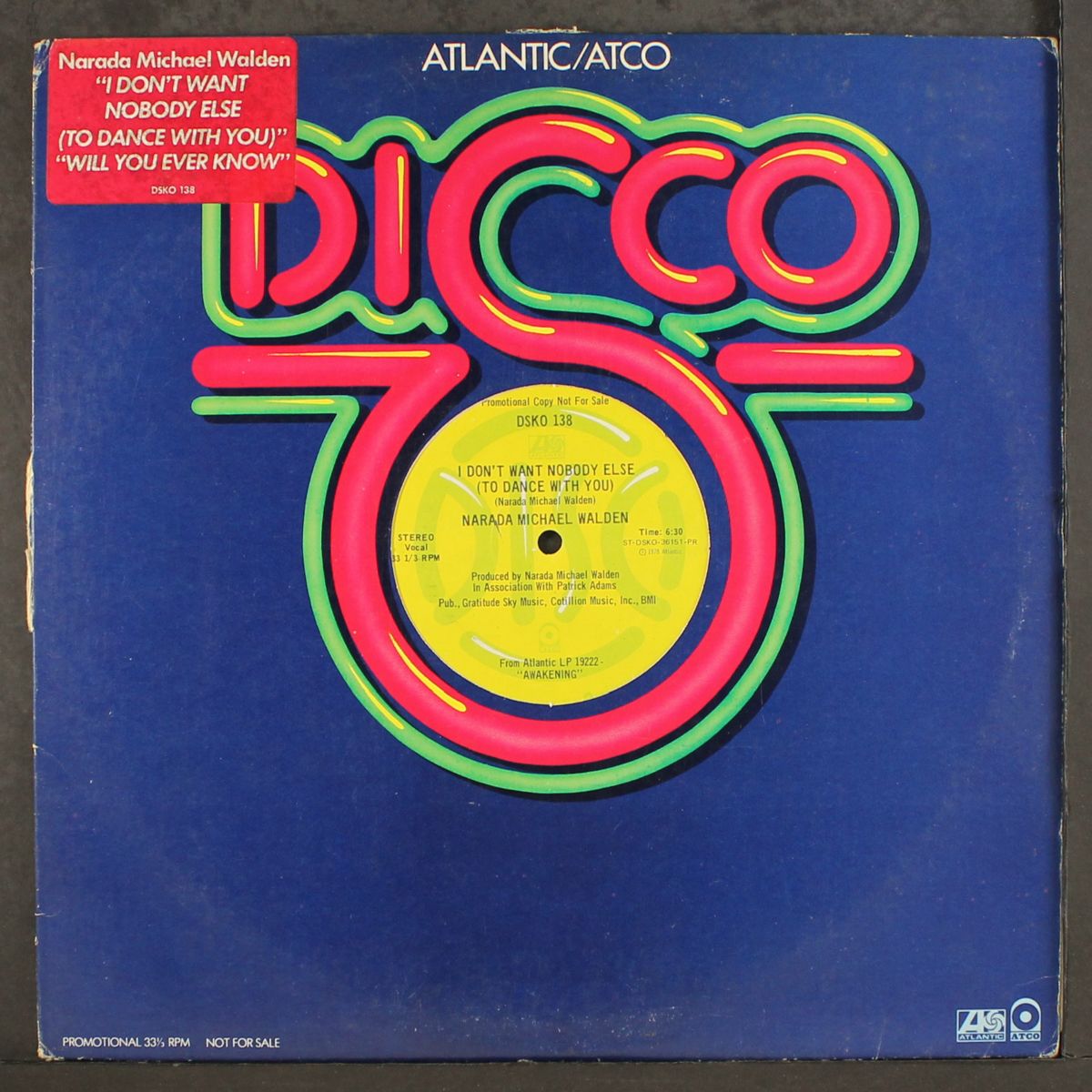 i don't want nobody else / will you ever know by NARADA MICHAEL WALDEN