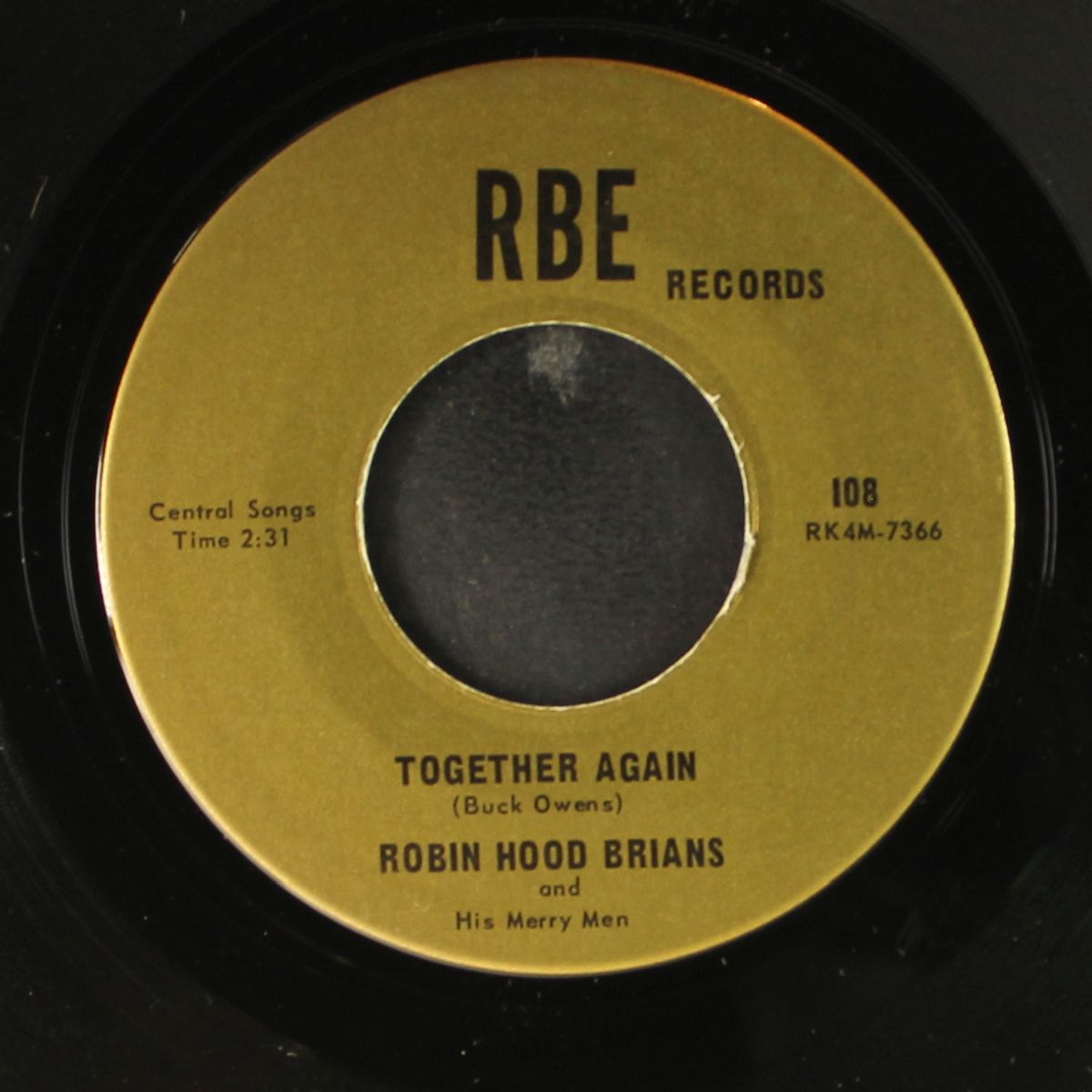 apache war hymn / together again by ROBIN HOOD BRIANS
