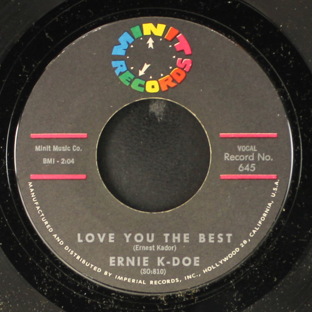 love you the best / hey, hey, hey by ERNIE K-DOE