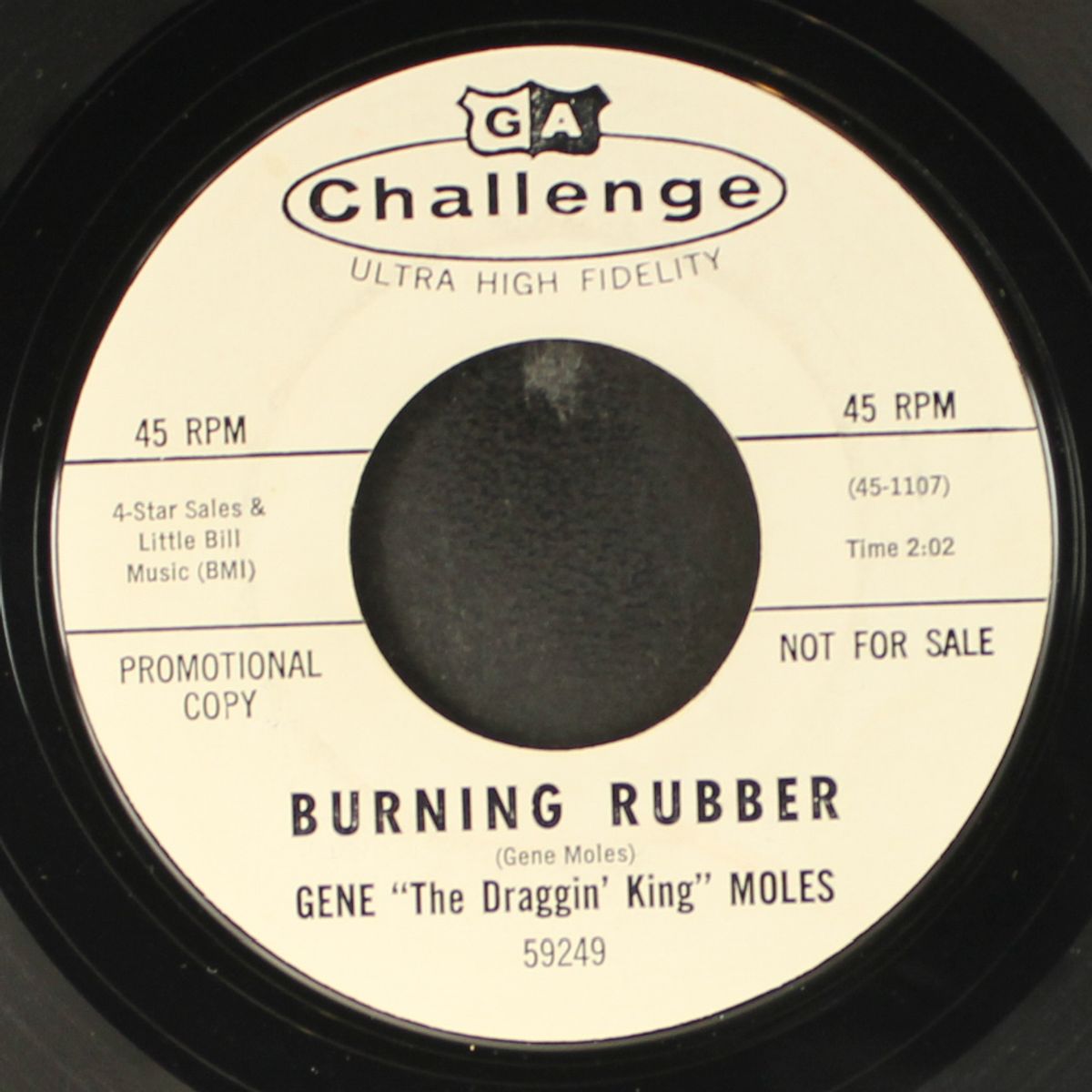 burning rubber / twin pipes by GENE MOLES
