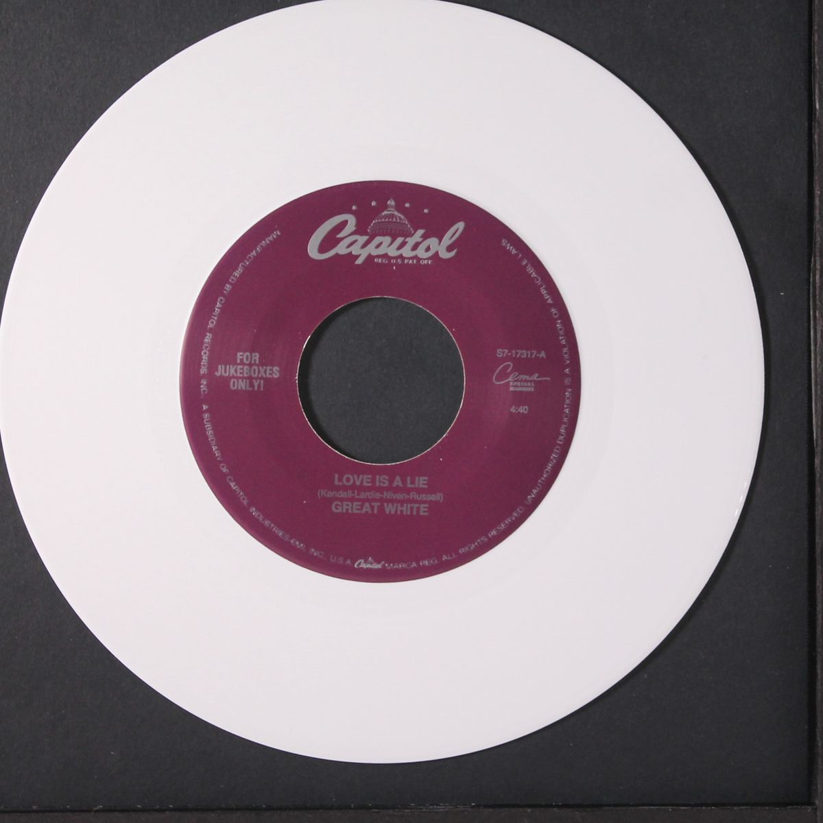 love is a lie by GREAT WHITE