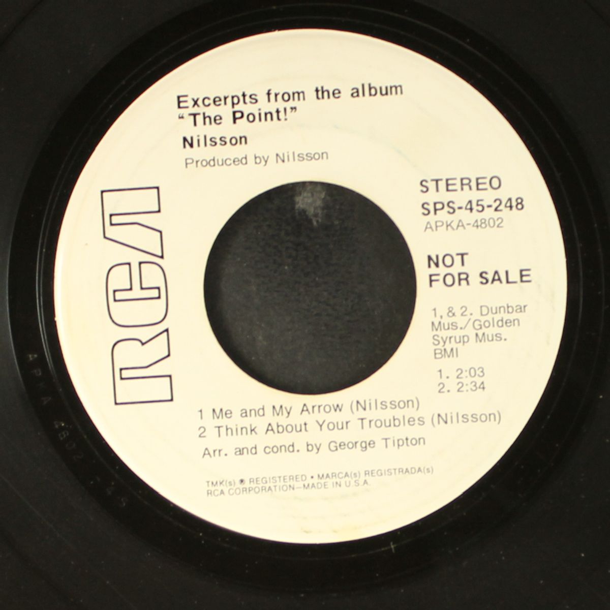 excerpts from album "point" by NILSSON
