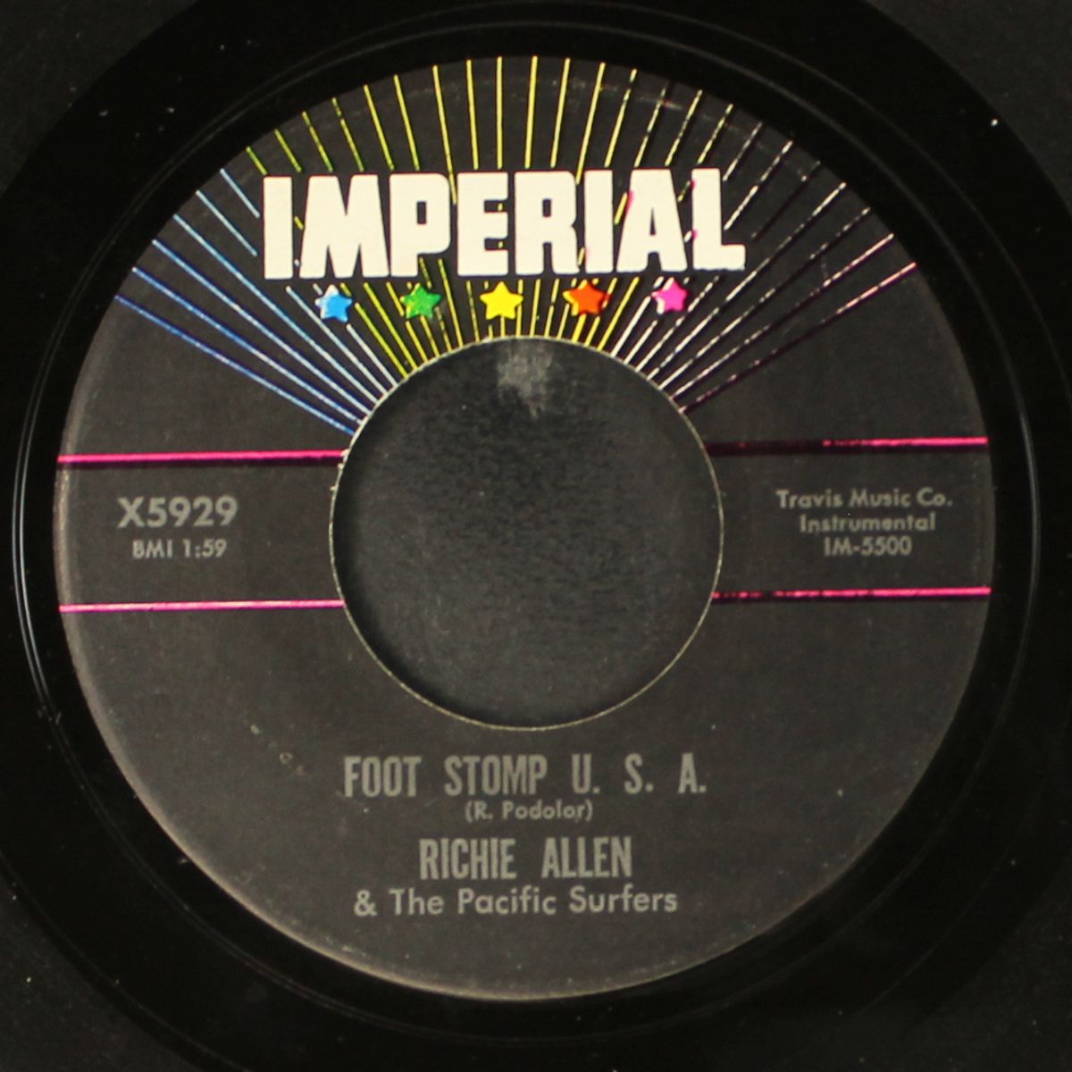 foot stomp u.s.a. / skeg-along-pete by RICHIE ALLEN