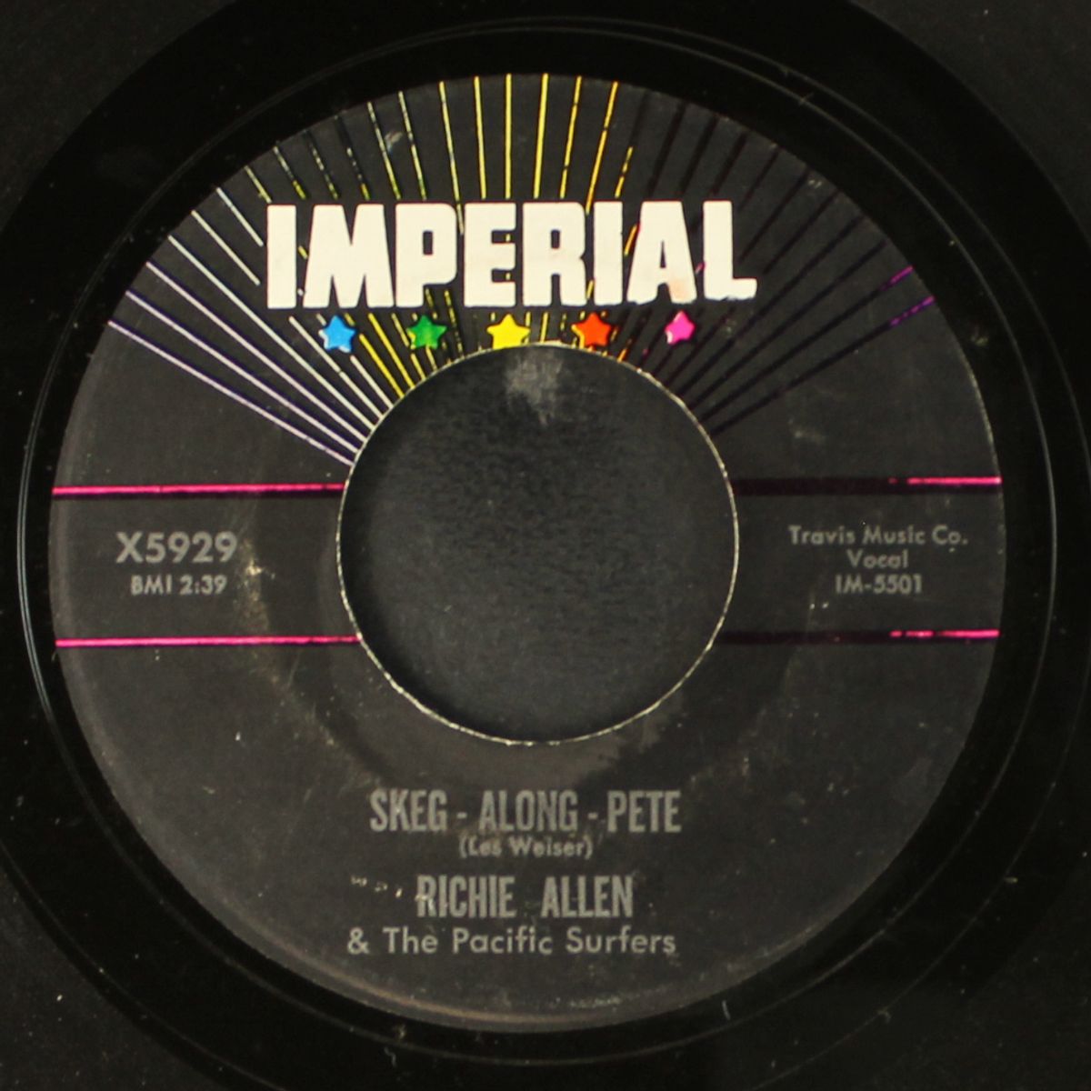 foot stomp u.s.a. / skeg-along-pete by RICHIE ALLEN