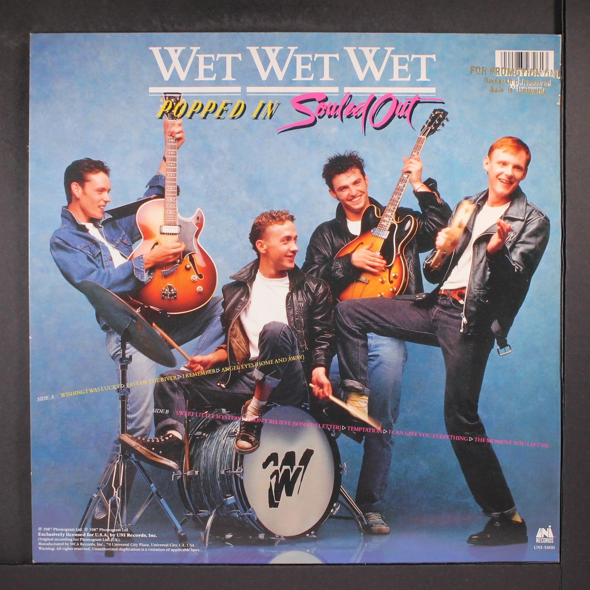popped in souled out by WET WET WET