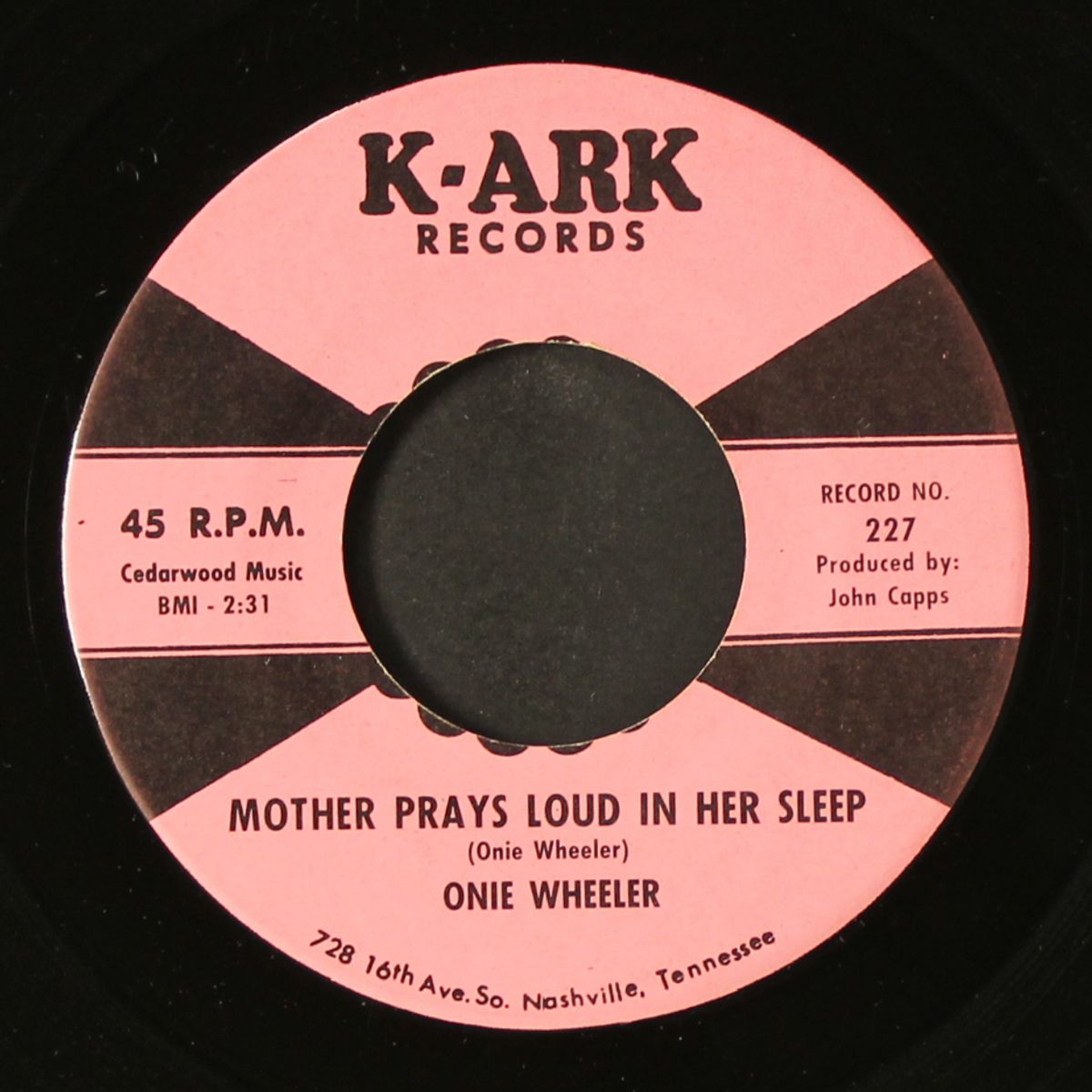 mother prays loud in her sleep / please don't break his heart by ONIE WHEELER