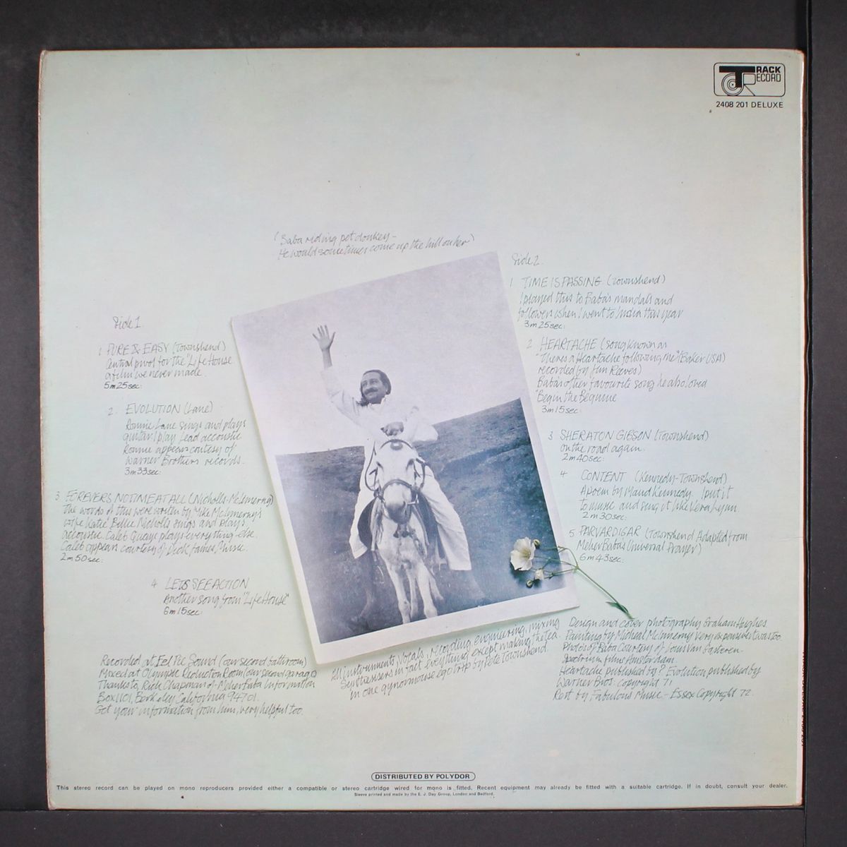 who came first by PETE TOWNSHEND