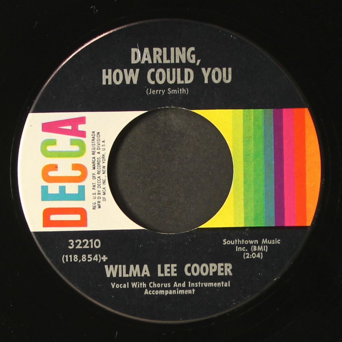 darling, how could you by WILMA LEE COOPER