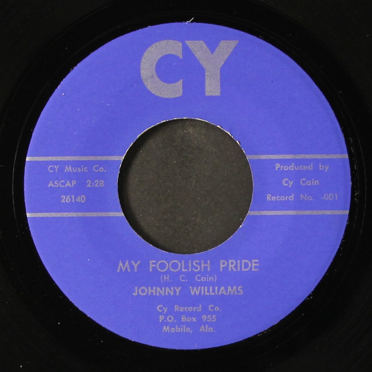 don't call for me / my foolish pride by JOHNNY WILLIAMS & GROUP