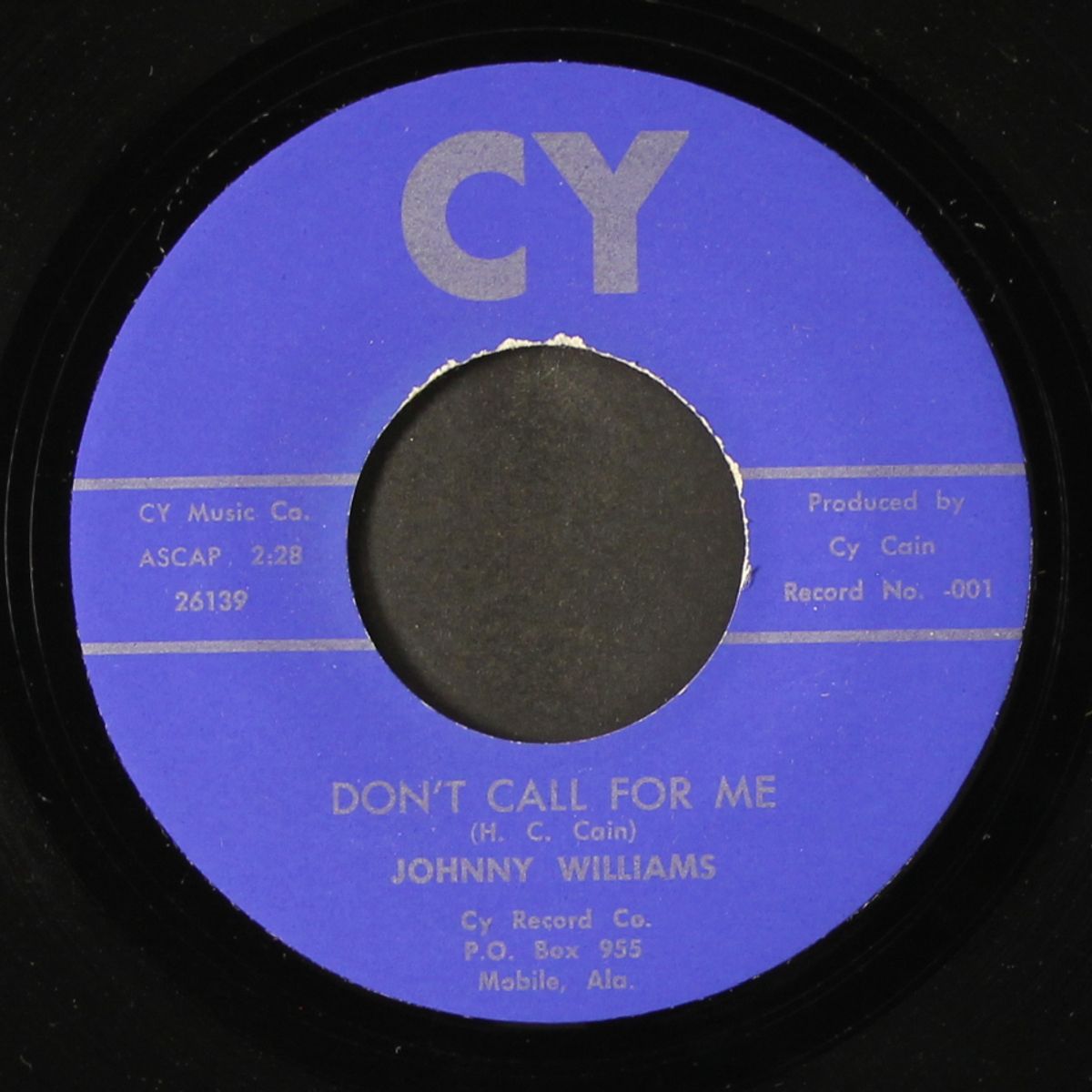 don't call for me / my foolish pride by JOHNNY WILLIAMS & GROUP