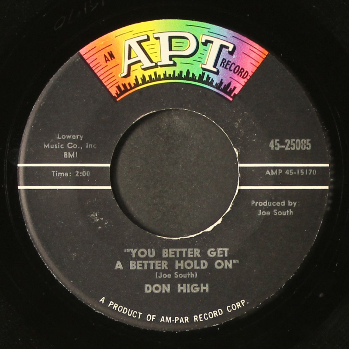 you better sweep around your own back door / you better get a better hold on by DON HIGH