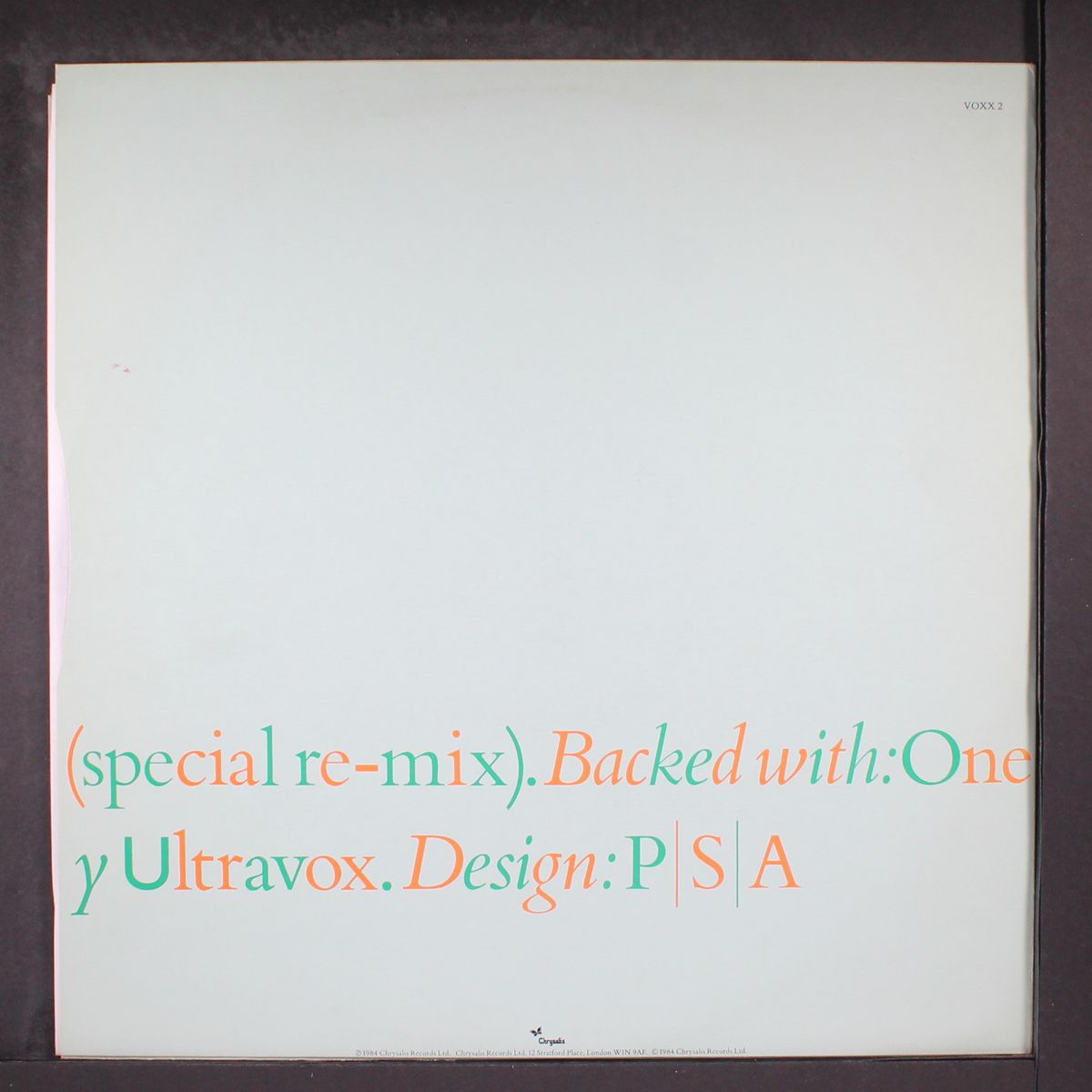 one small day / easterly by ULTRAVOX