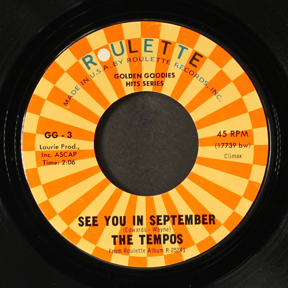 see you in september / boys do cry by TEMPOS / SPARKLETONES