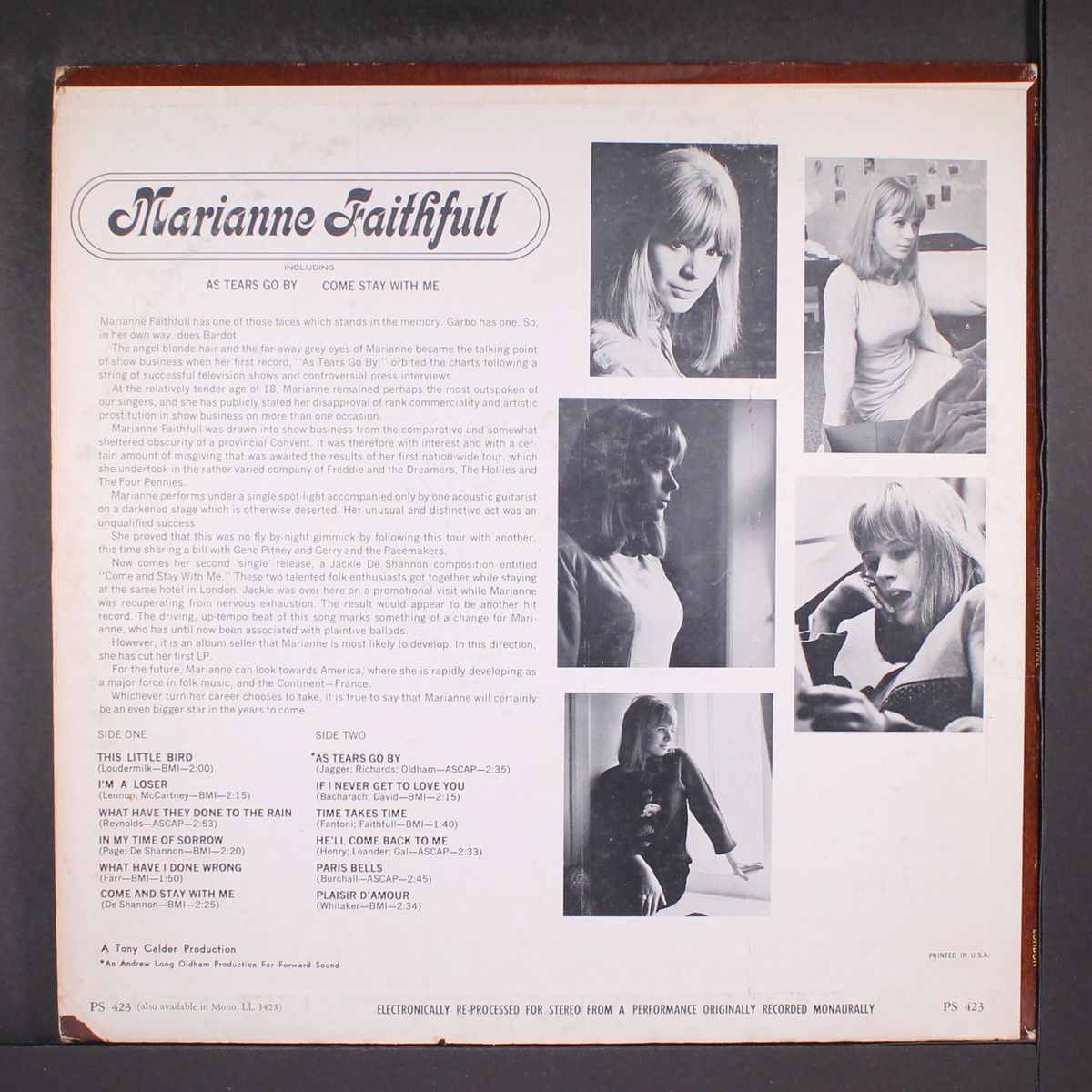 marianne faithfull by MARIANNE FAITHFULL