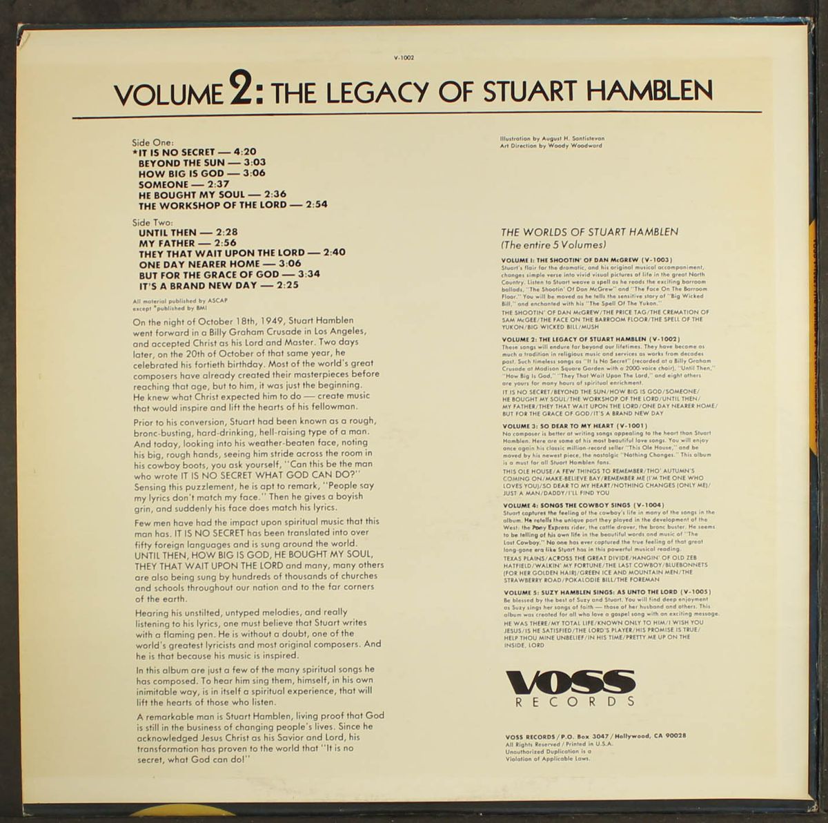 vol. 2- the legacy by STUART HAMBLEN