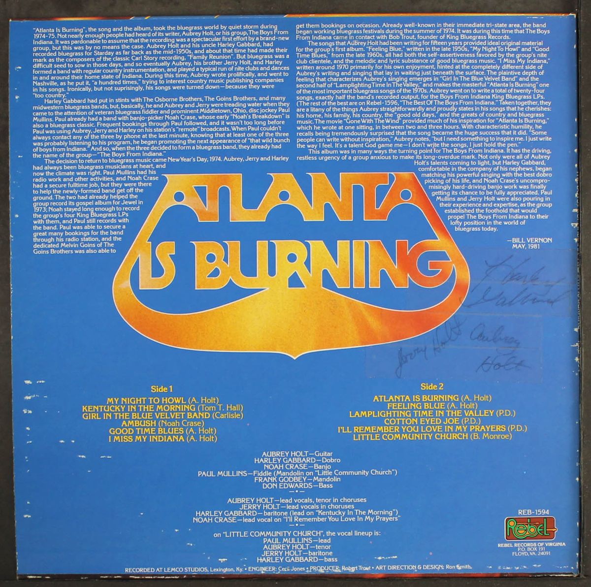 atlanta is burning by BOYS FROM INDIANA
