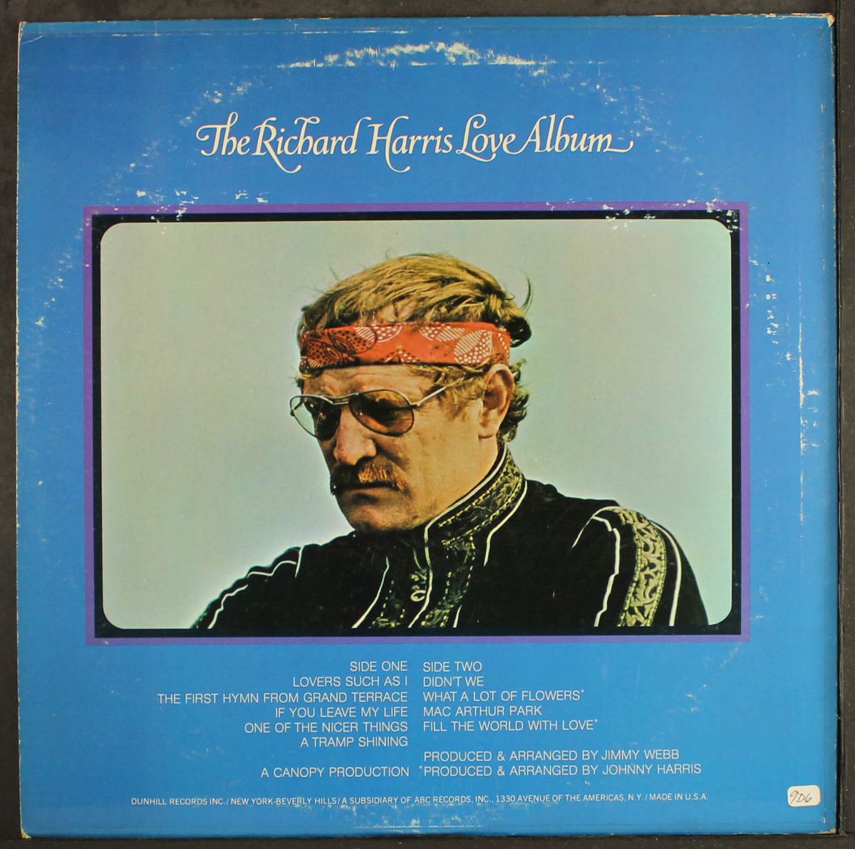 love album by RICHARD HARRIS