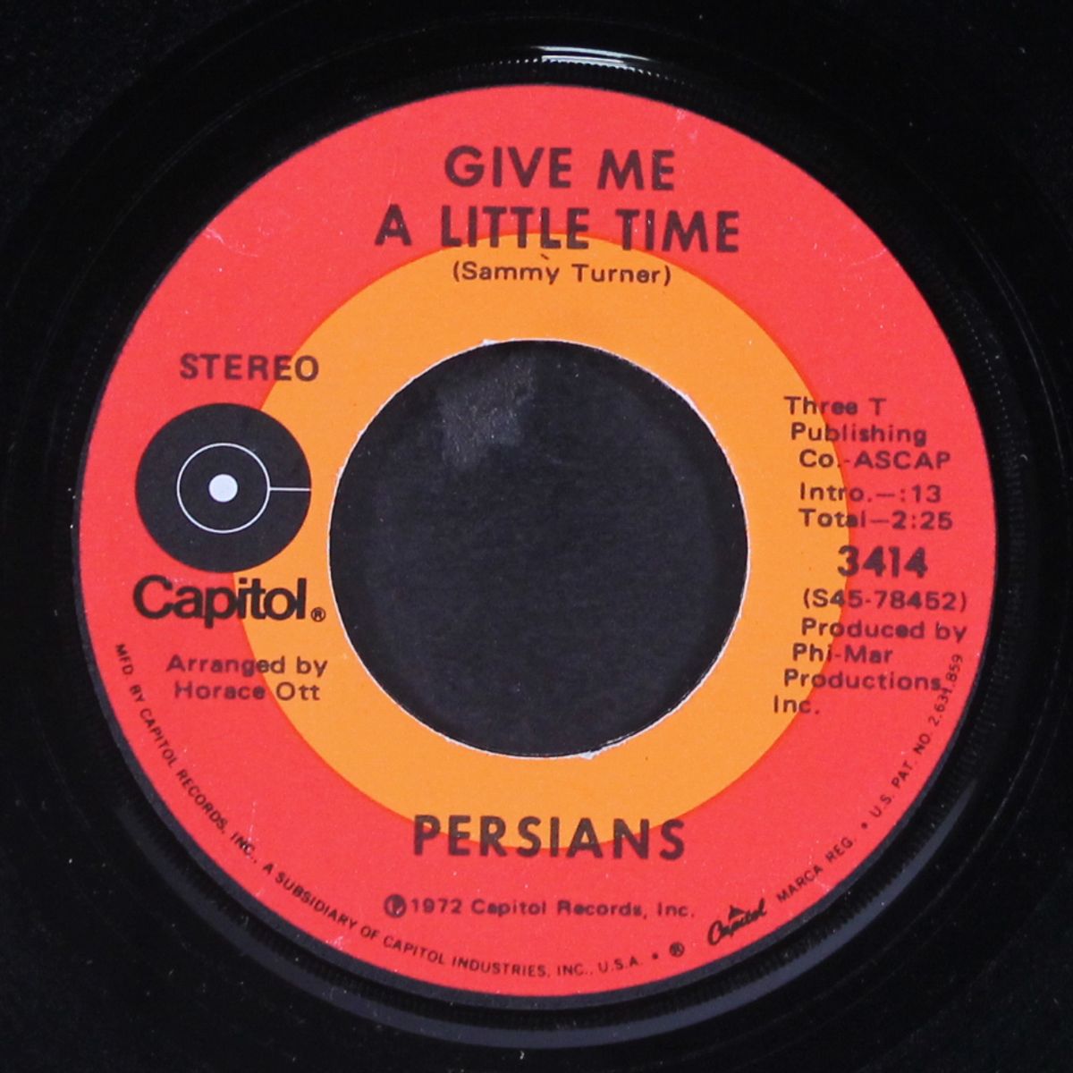 i won't cry for you anymore / give me a little time by PERSIANS