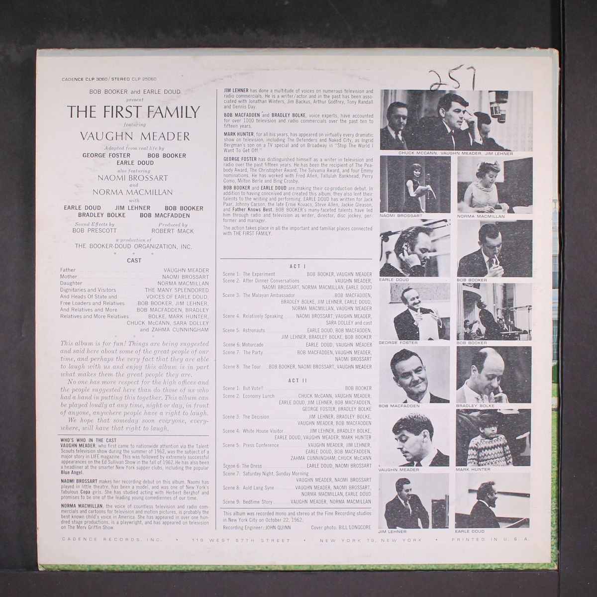 the first family by VAUGHN MEADER