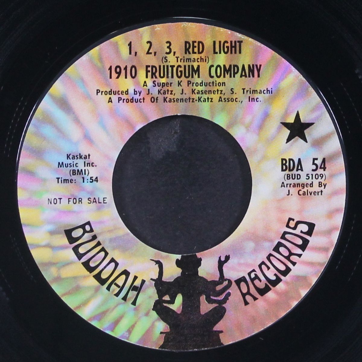 1,2,3, red light / sticky sticky by 1910 FRUITGUM CO.