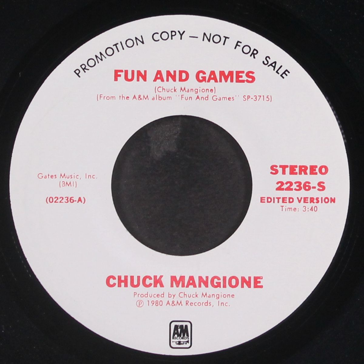 fun and games / mono by CHUCK MANGIONE