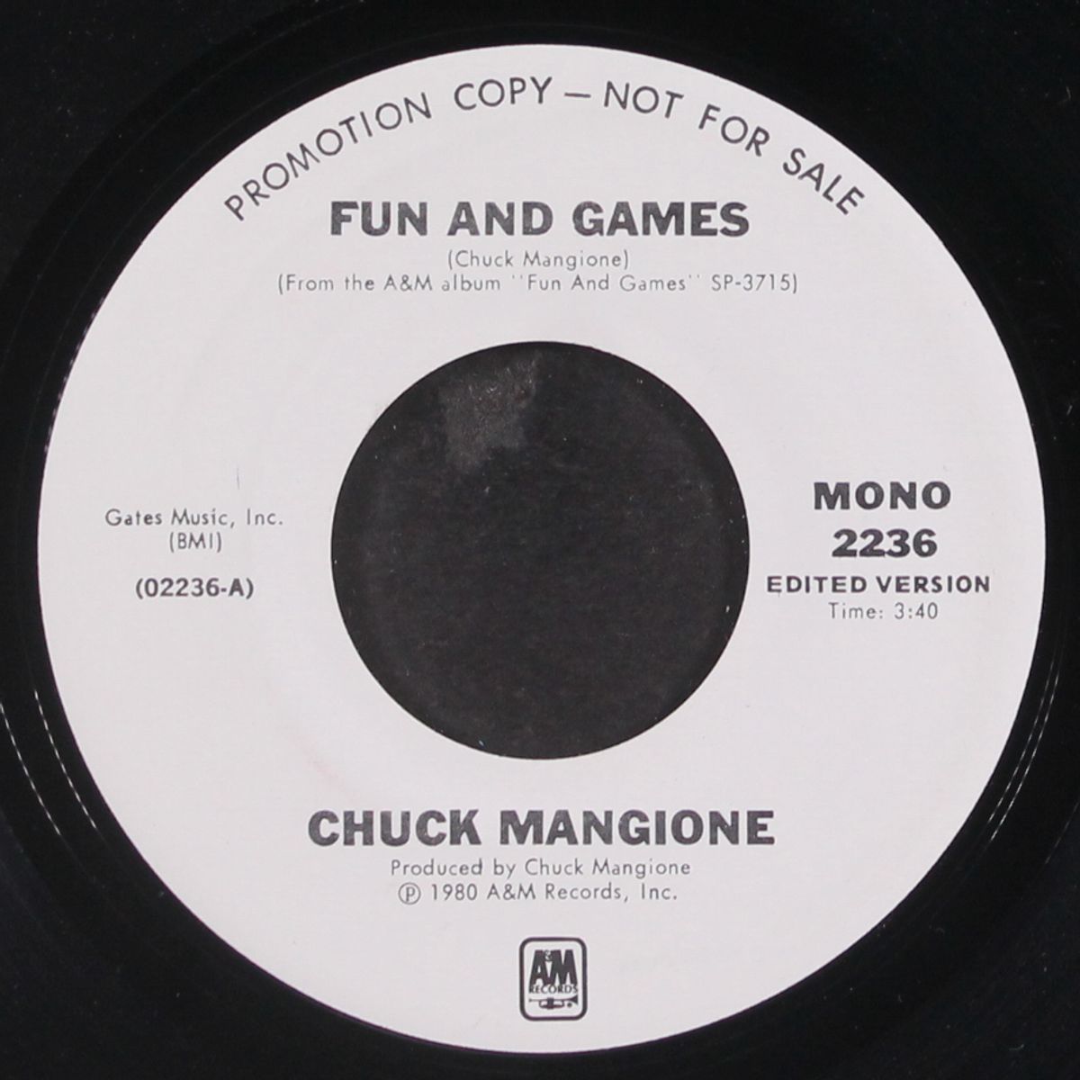 fun and games / mono by CHUCK MANGIONE