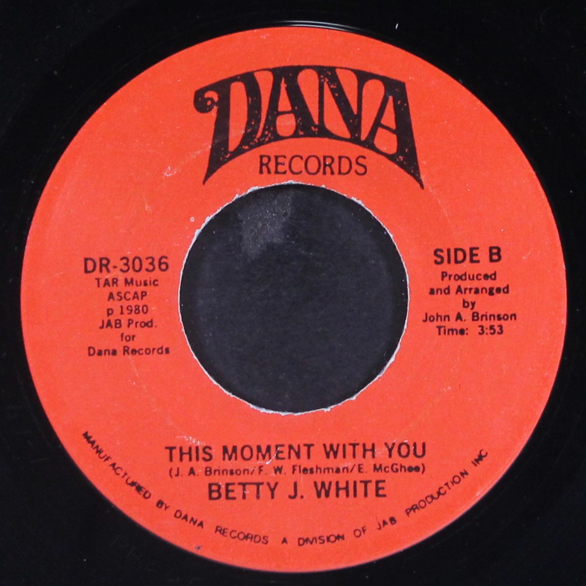 you're someone special / this moment with you by BETTY J. WHITE