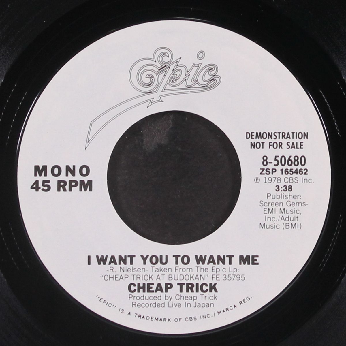 i want you to want me / mono by CHEAP TRICK