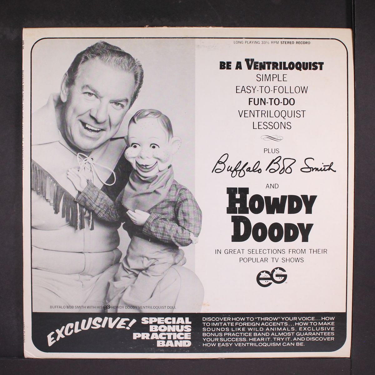 be a ventriloquist by BUFFALO BOB SMITH