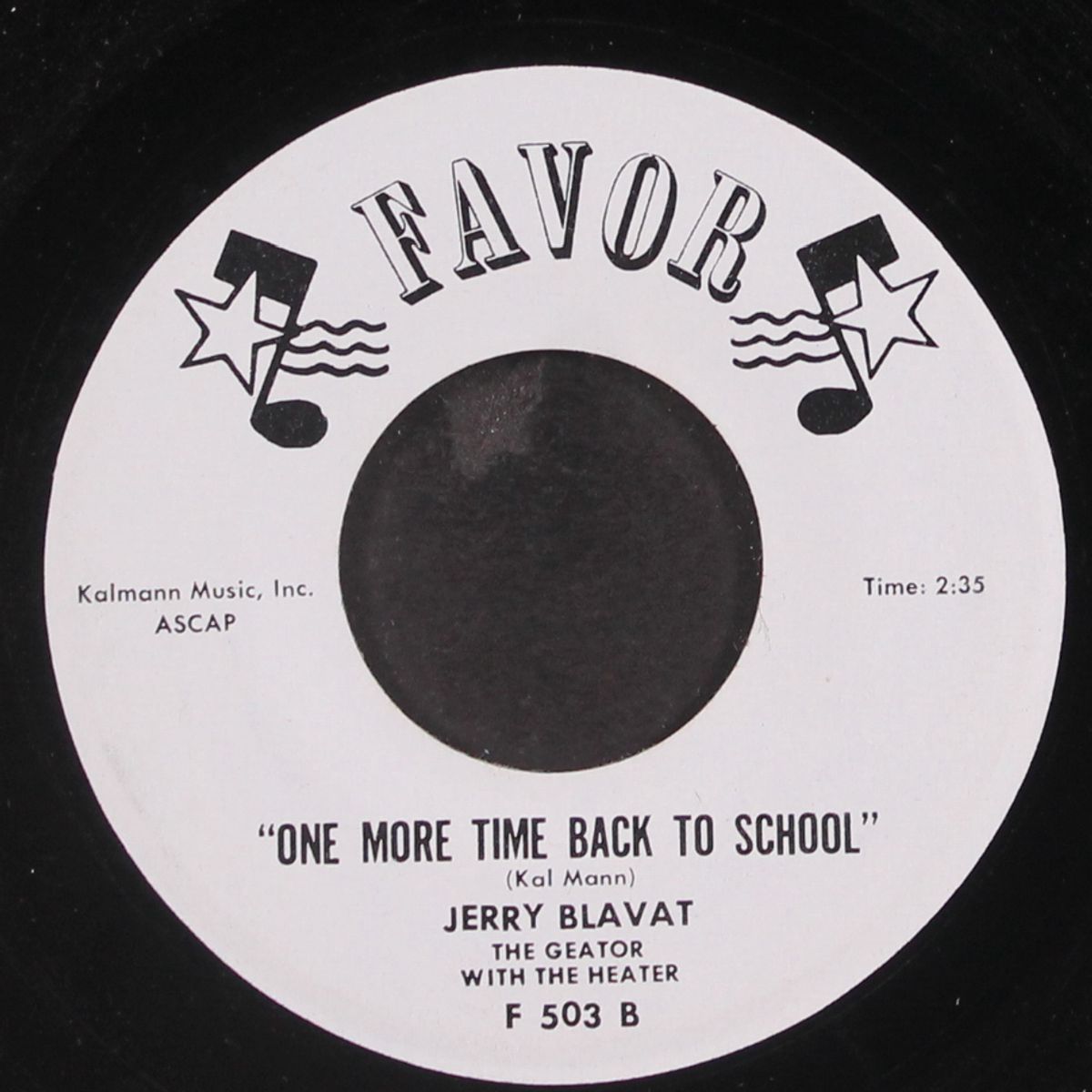 one more time back to school / d.j. break by JERRY BLAVAT