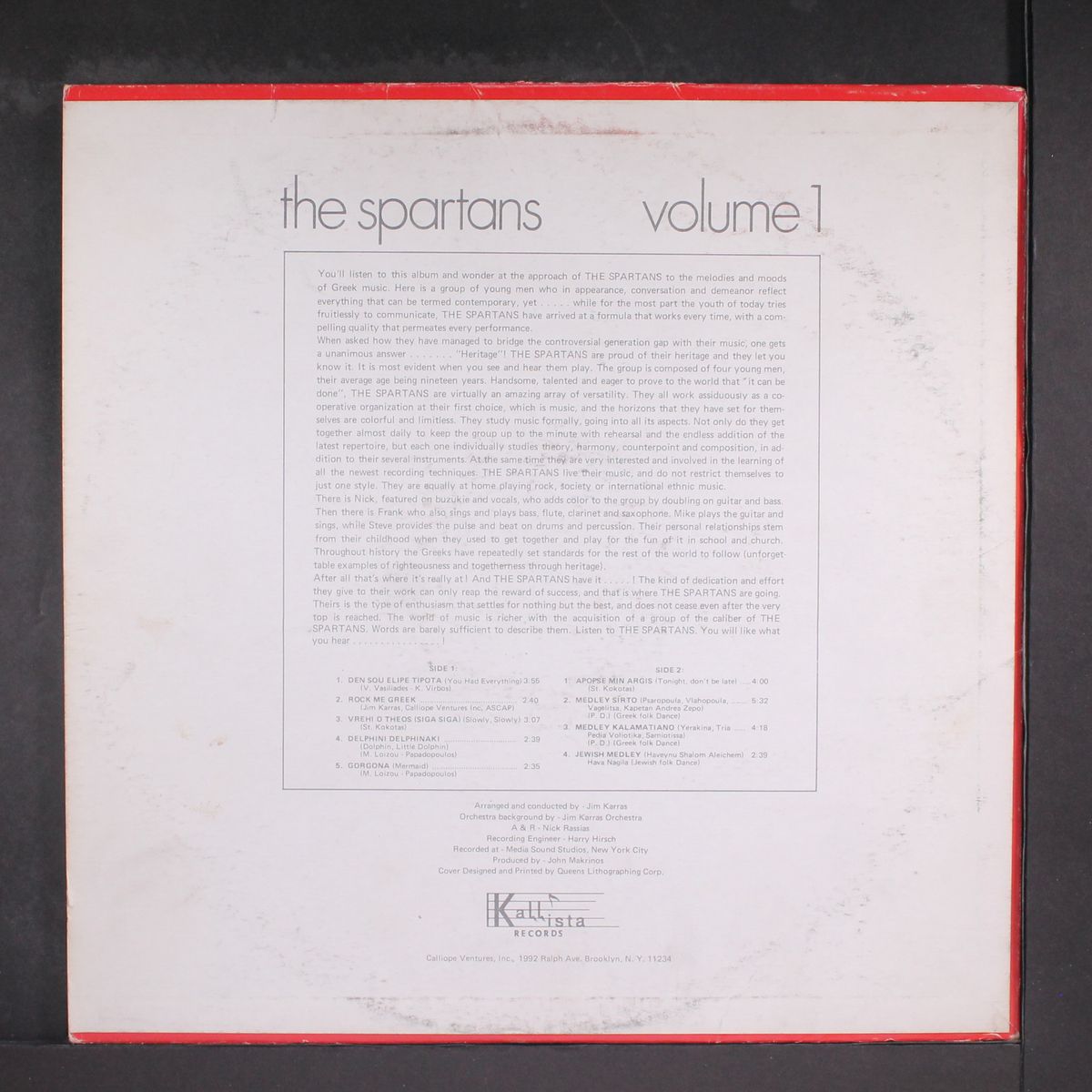 volume 1 by SPARTANS