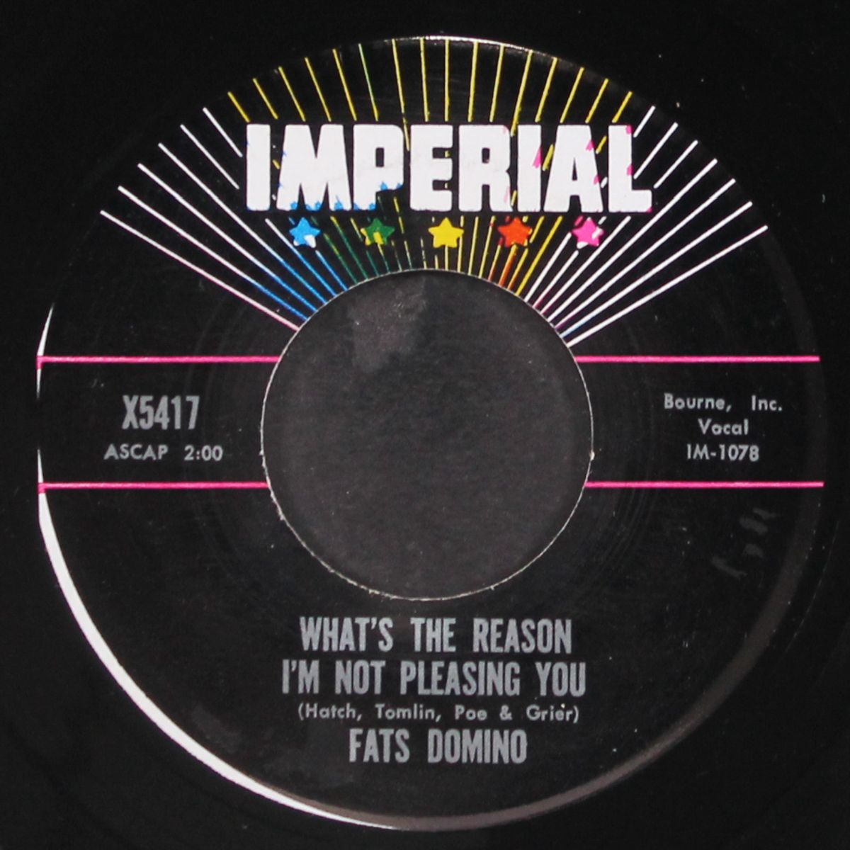 blue monday / what's the reason i'm not pleasing you by FATS DOMINO