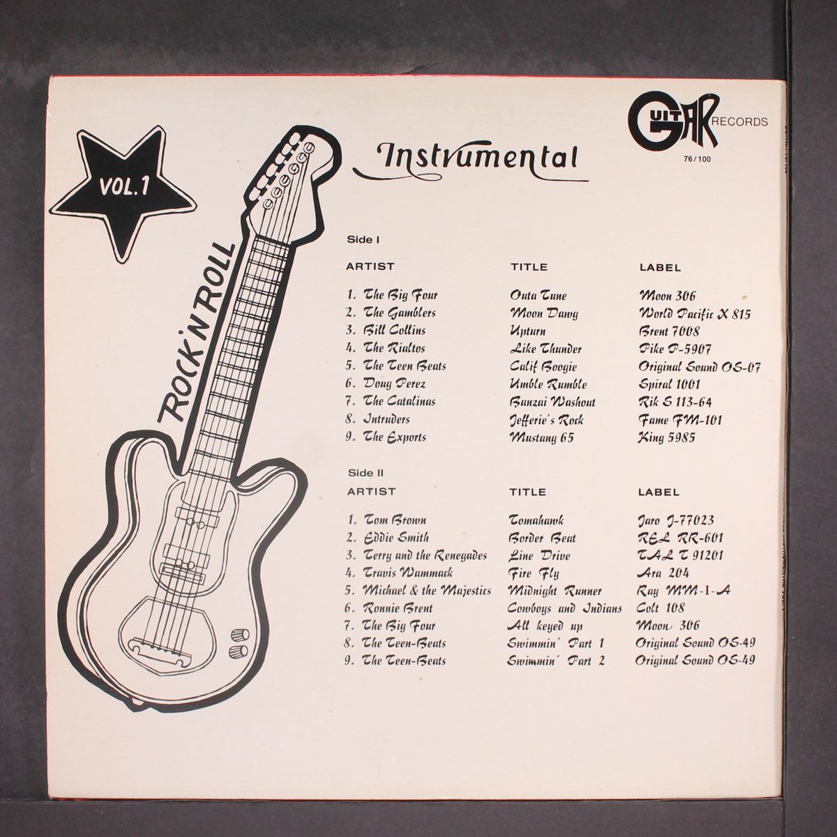 rock'n roll instrumental, vol. 1 by VARIOUS