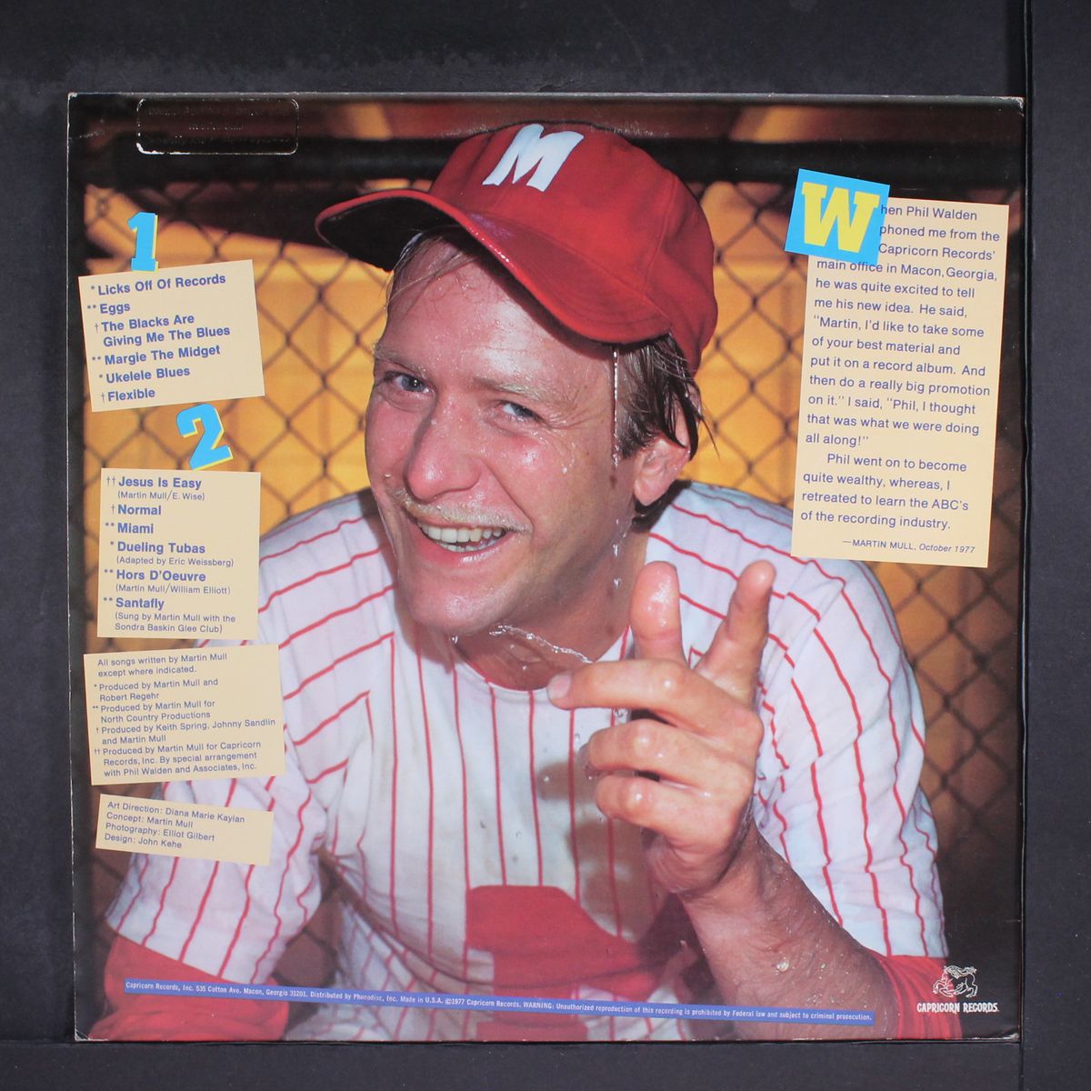 no hits, 4 errors by MARTIN MULL