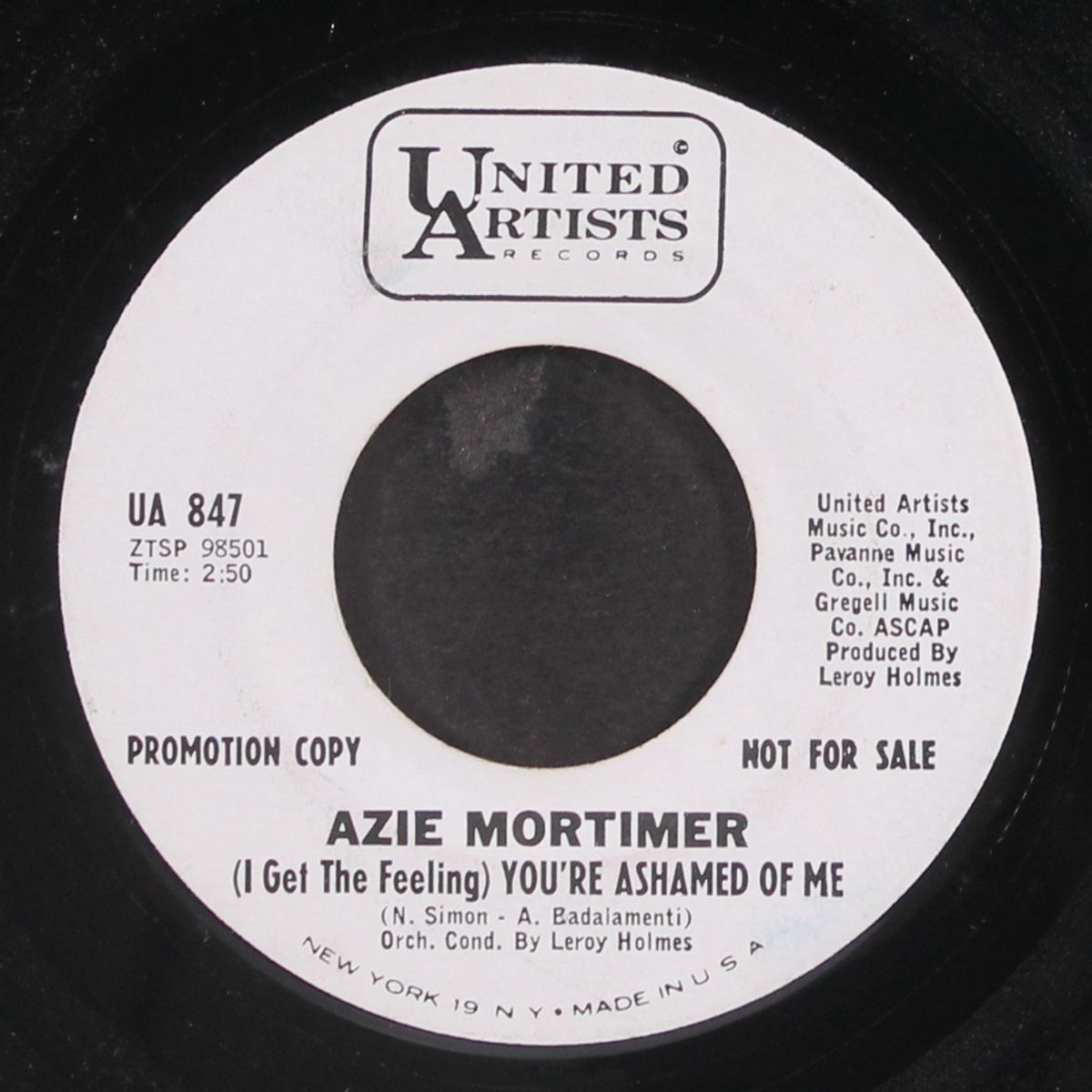 you're ashamed of me / the other half of me by AZIE MORTIMER