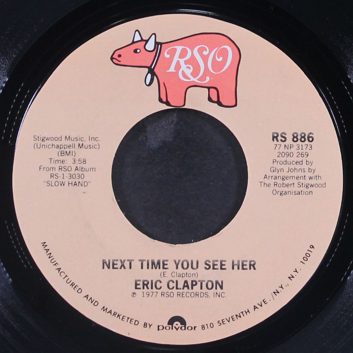 lay down sally / next time you see her by ERIC CLAPTON