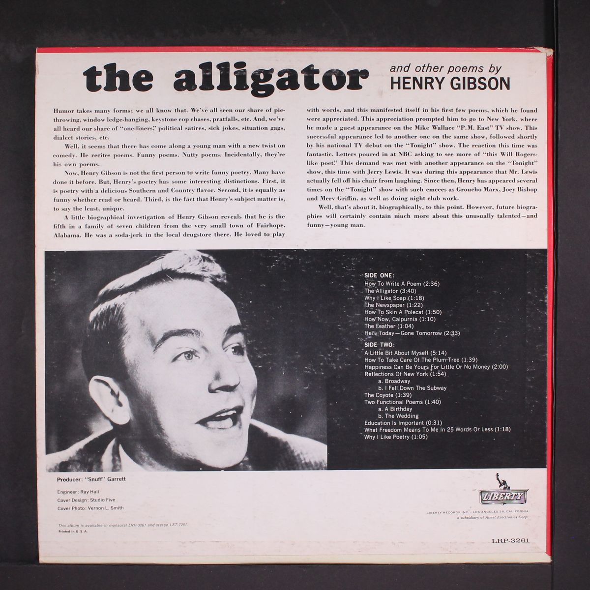 the alligator & other poems by HENRY GIBSON