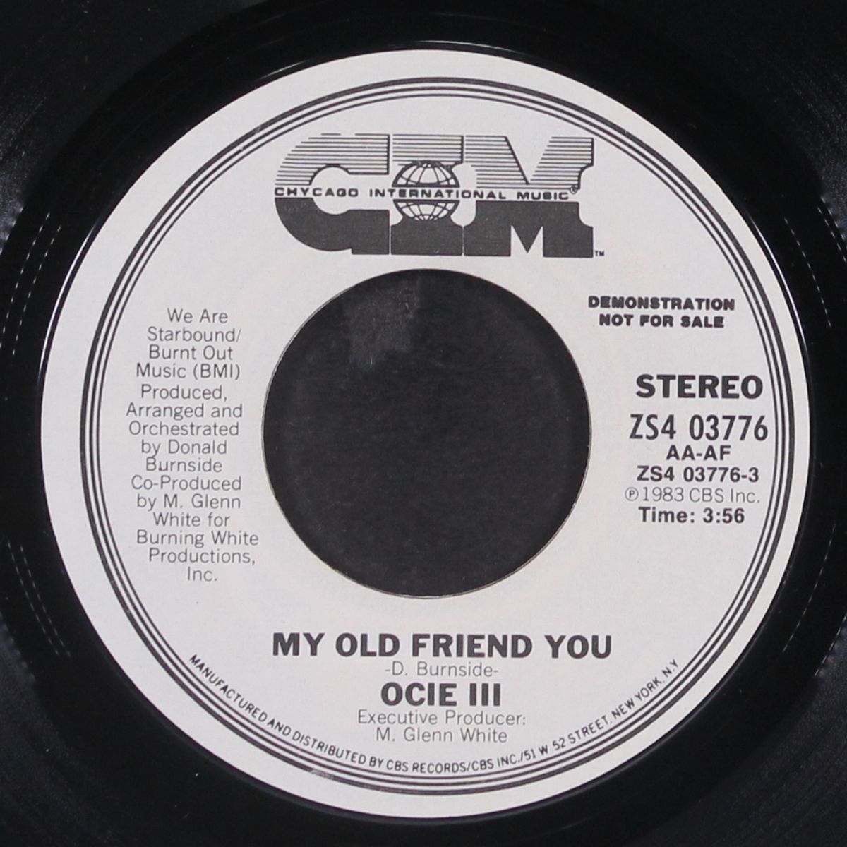 my old friend you / same by OCIE III