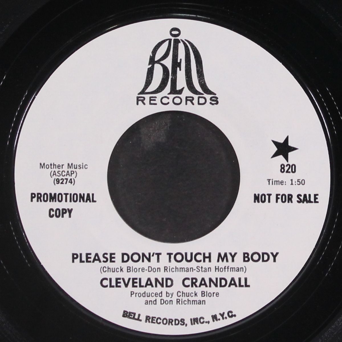 please don't touch my body / please don't leave me alone by CLEVELAND CRANDALL