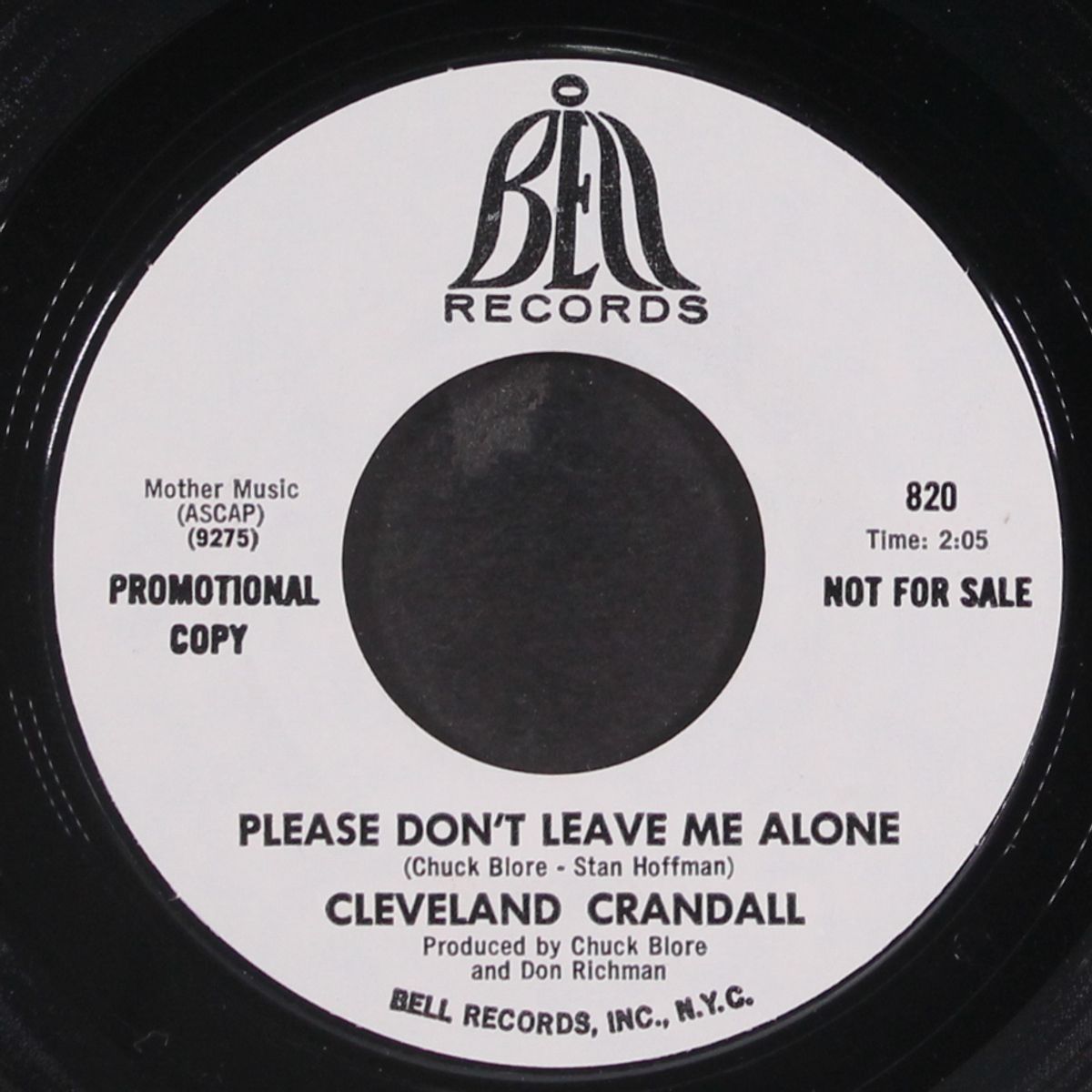 please don't touch my body / please don't leave me alone by CLEVELAND CRANDALL