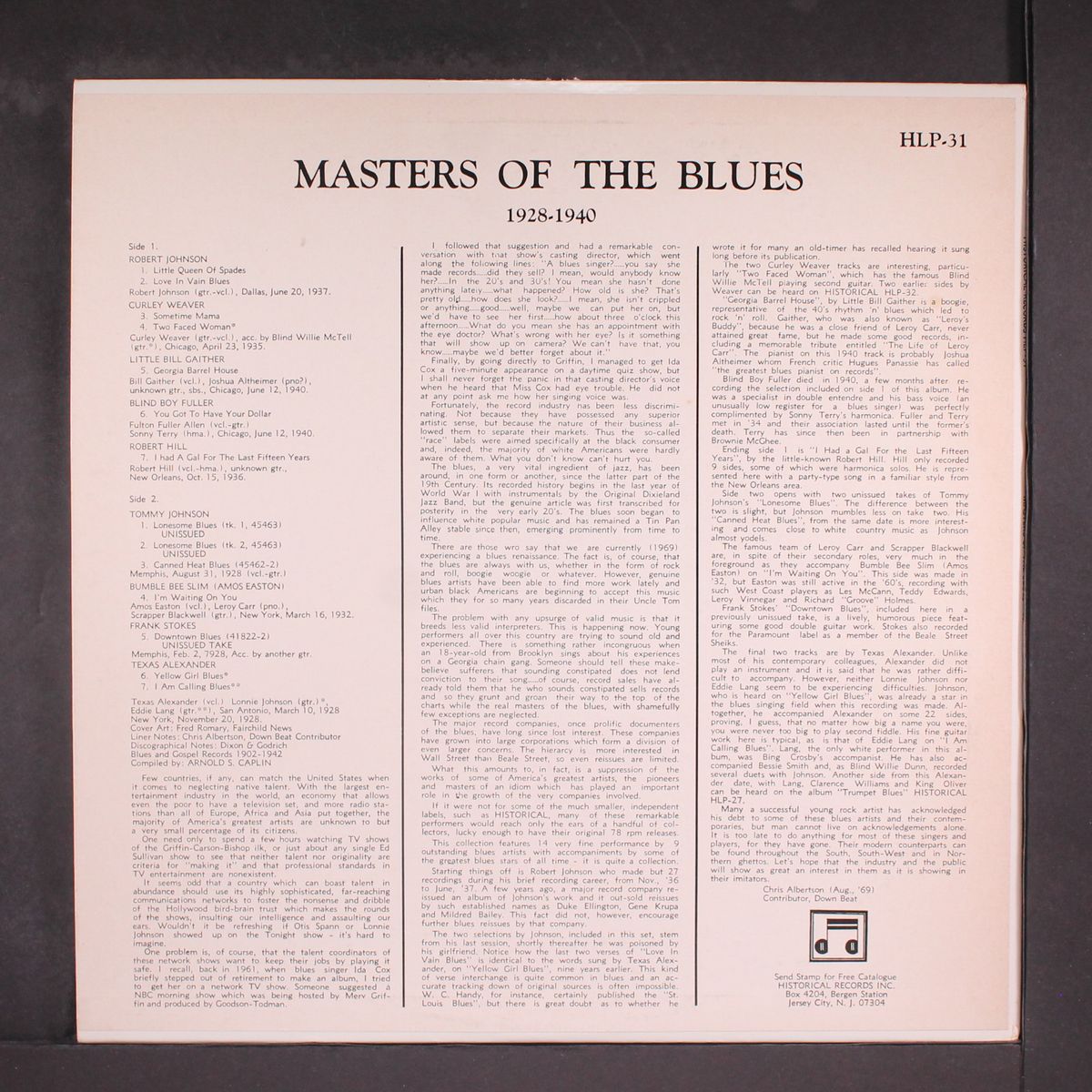 masters of the blues, 1928-1940 by VARIOUS