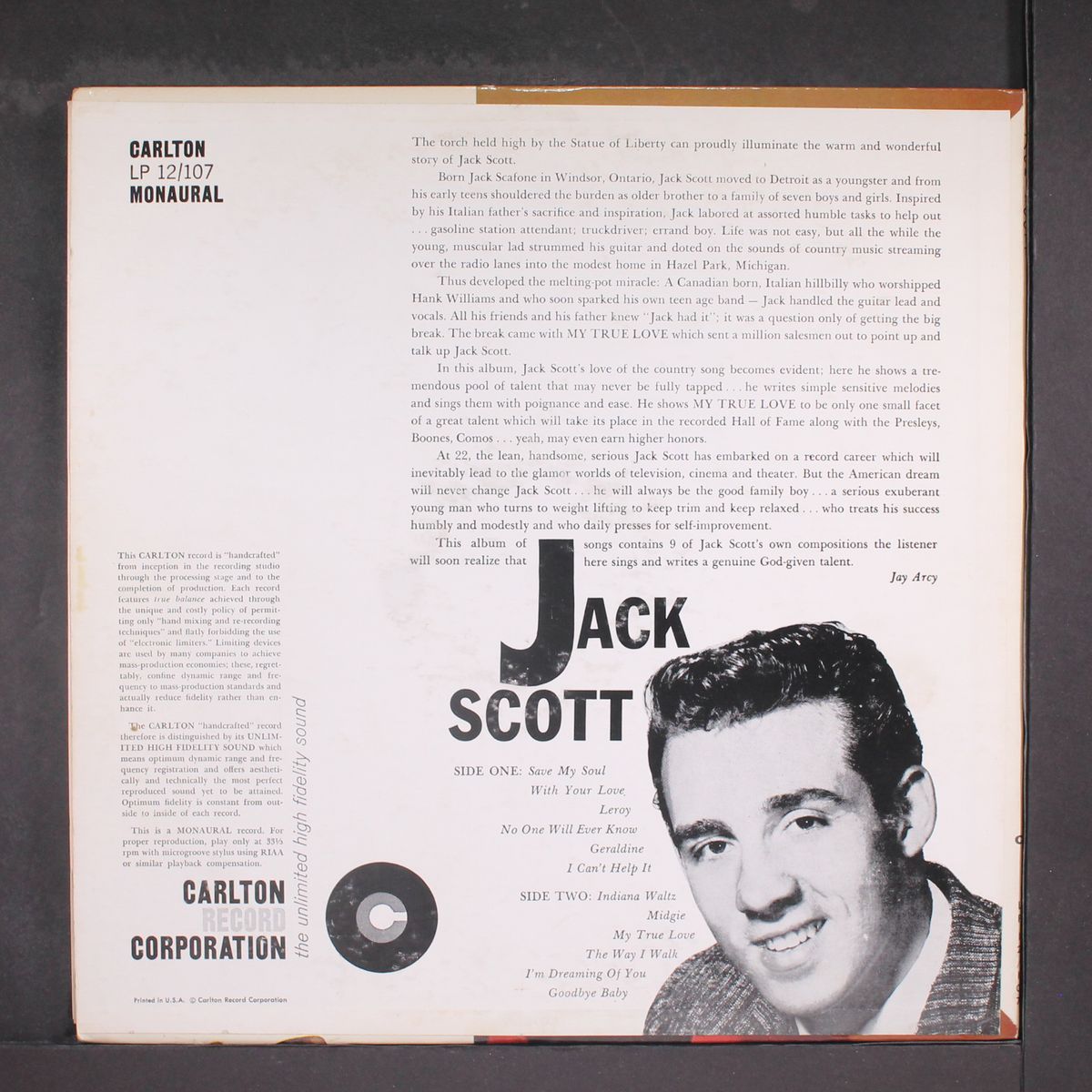 jack scott by JACK SCOTT