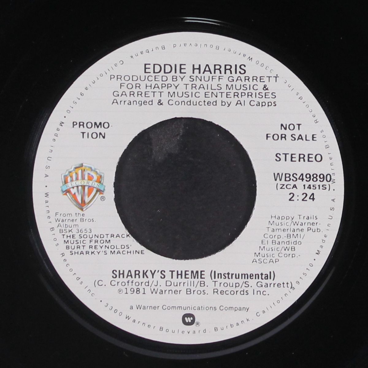 love theme from sharky's machine / sharky's theme (instro) by SARAH VAUGHAN / EDDIE HARRIS