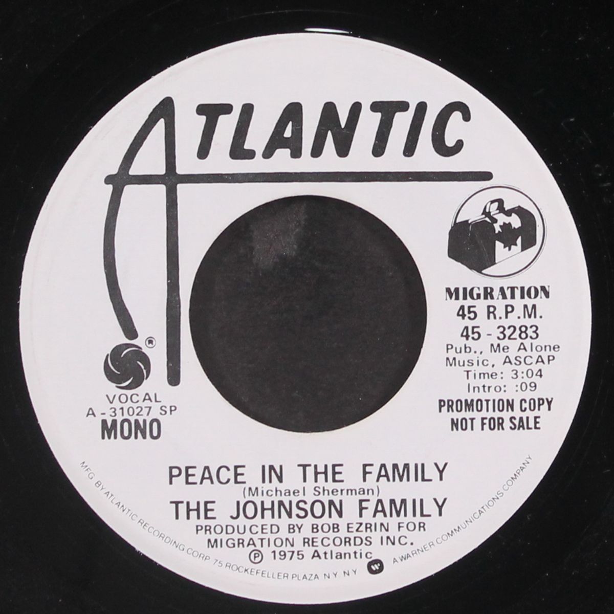 peace in the family / mono by JOHNSON FAMILY