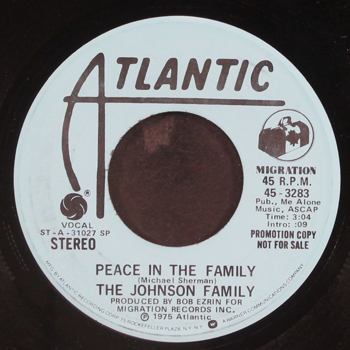 peace in the family / mono by JOHNSON FAMILY
