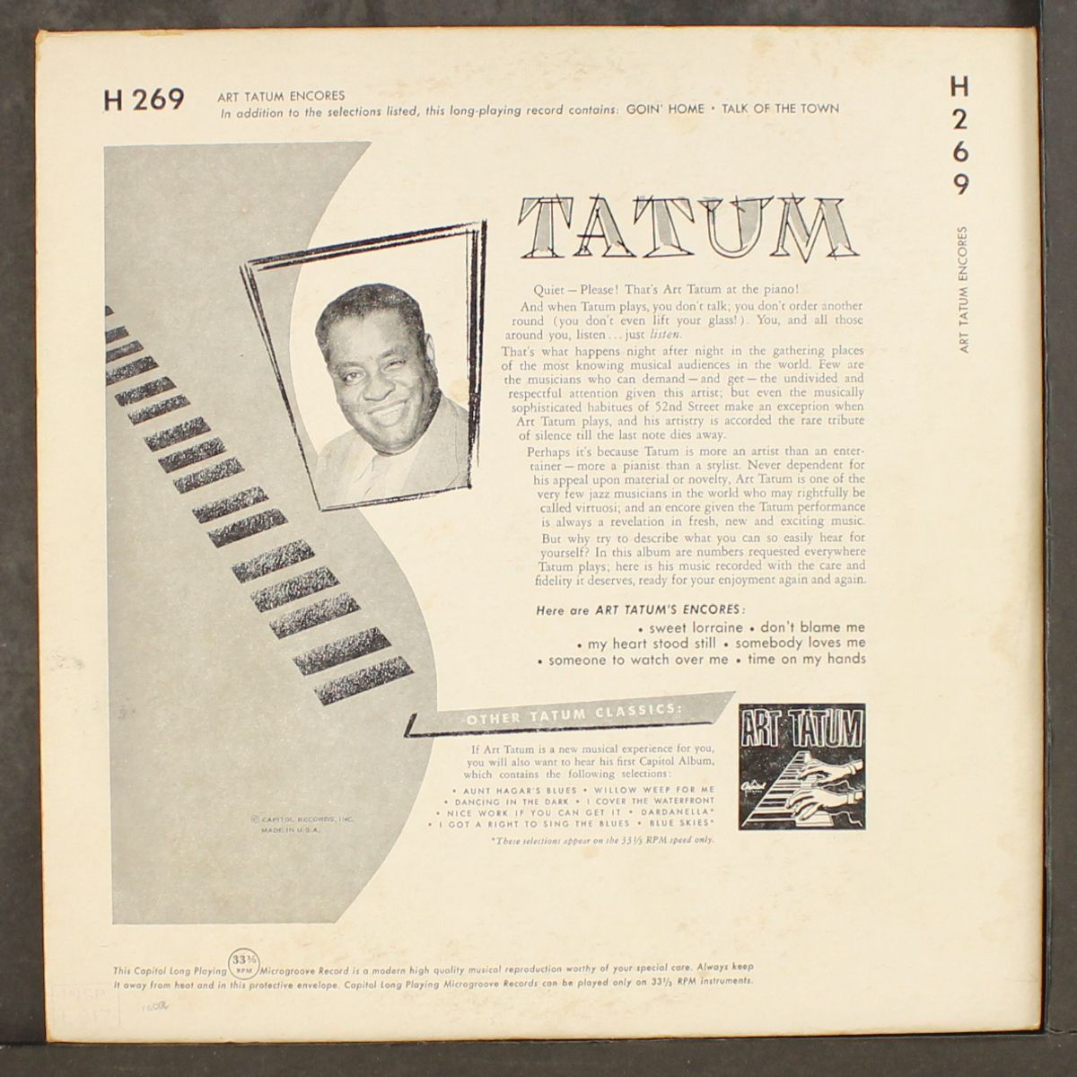 encores by ART TATUM
