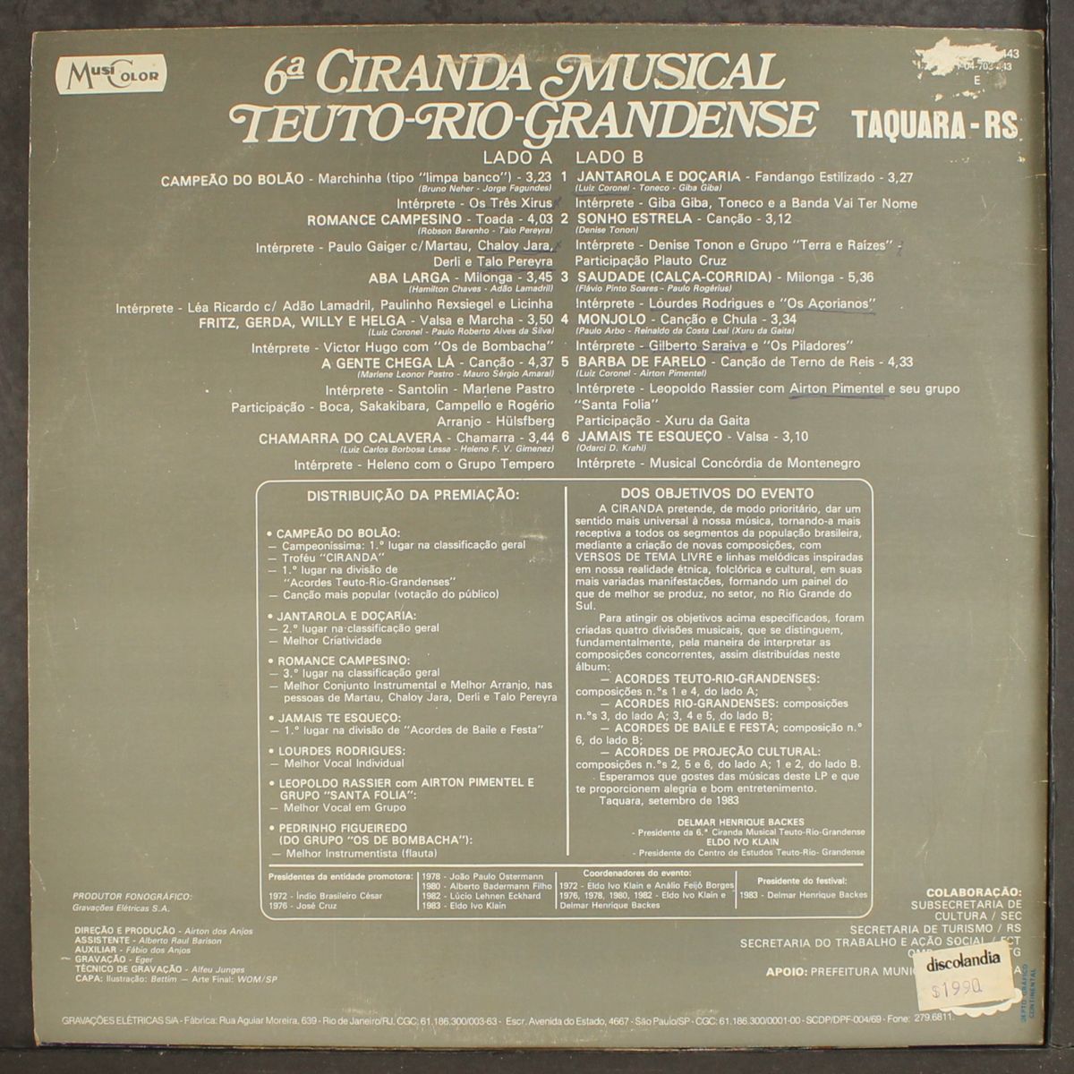 ciranda musical teuto rio grandense 6 by VARIOUS